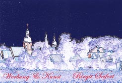 Beispiel einer Weihnachtskarte